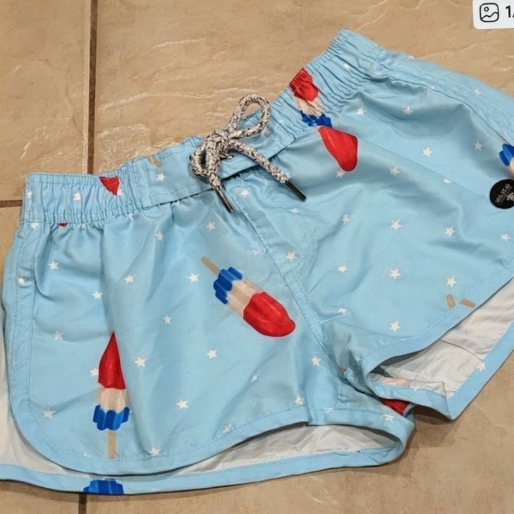 Molokai Surf Co. Bombpop Print Shorts Size Small